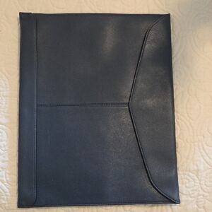 Leatherology Navy Laptop Portfolio Sleeve